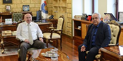KİÜ REKTÖRÜ ÖZGÜL, KSÜ REKTÖRÜ YASIM’I ZİYARET ETTİ