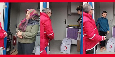 KIZILAY KAHRAMANMARAŞ’TA KIŞLIK  YARDIM DAĞITIMINI SÜRDÜRÜYOR