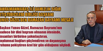  KMDSYB BAŞKANI  YUNUS GÜZEL: 
