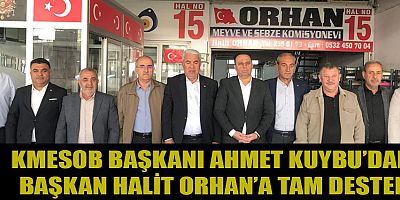 KMESOB BAŞKANI AHMET KUYBU: ESNAFIN SESİ OLMAYA DEVAM EDECEĞİZ