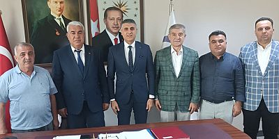  KMESOB HEYETİNDEN SGK İL MÜDÜRÜ HÜSEYİN KARAOĞLAN’A HAYIRLI OLSUN ZİYARETİ