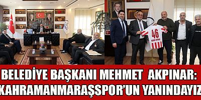 KMS BAŞKANI CEYHAN’DAN BAŞKAN AKPINAR’A ZİYARET