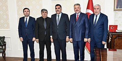 KMSMMMO BAŞKANI KALIN’DAN, BAŞKAN KARACA’YA ZİYARET