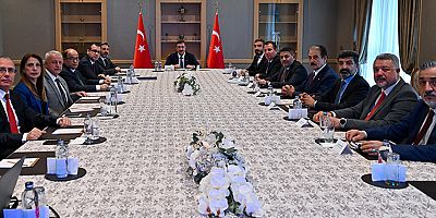 KMTSO BAŞKANI BULUNTU’DAN CUMHURBAŞKANI  YARDIMCISI YILMAZ’A ZİYARET