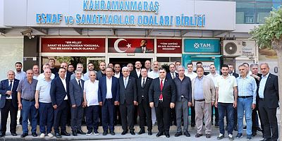 KMTSO’DAN KMESOB BAŞKANI AHMET KUYBU’YA HAYIRLI OLSUN ZİYARETİ