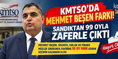 KMTSO SEÇİMLERİNDE MEHMET BEŞEN FIRTINASI! SANDIKTAN EZİCİ ÜSTÜNLÜK ÇIKTI