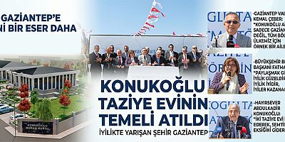 KONUKOĞLU TAZİYE EVİNİN TEMELİ ATILDI