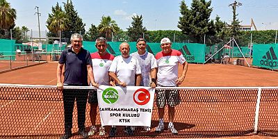 KORT TENİSİNDE KAHRAMANMARAŞLI KEMAL CANLI ŞAMPİYON OLDU 