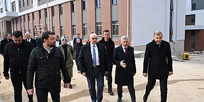 KSÜ AVŞAR YERLEŞKESİNDE 3 BİN KİŞİLİK YENİ YURT PROJESİNDE SONA GELİNDİ