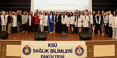 KSÜ’DE BEYAZ ÖNLÜK GİYME TÖRENİ