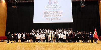 KSÜ’DE DİŞ HEKİMLERİ BEYAZ ÖNLÜK GİYDİ