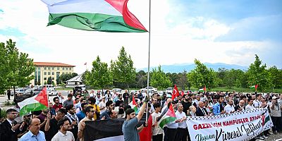KSÜ’DEN FİLİSTİN İÇİN EYLEM YAPAN ABD’Lİ ÖĞRENCİLERE DESTEK