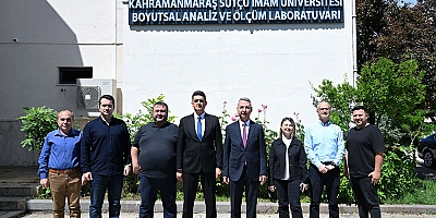 KSÜ’DEN SAVUNMA SANAYİİNE DEV ALTYAPI DESTEĞİ: BOYUTSAL ANALİZ VE ÖLÇÜM LABORATUVARI FAALİYETLERİNE BAŞLADI