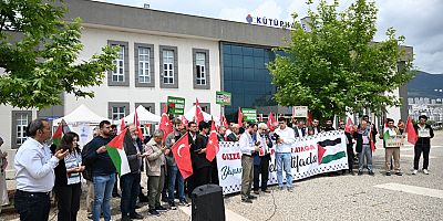 KSÜ’LÜ ÖĞRENCİLERİN FİLİSTİN HALKINA OLAN DESTEĞİ DEVAM EDİYOR