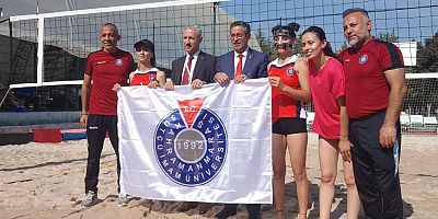 KSÜ PLAJ VOLEYBOL TAKIMLARINDAN GURURLANDIRAN BAŞARI