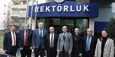 KSÜ REKTÖRÜ PROF. DR. ALPTEKİN YASIM’DAN ÜNİVERSİTEMİZ REKTÖRÜ İSMAİL BAKAN’A “HAYIRLI OLSUN” ZİYARETİ