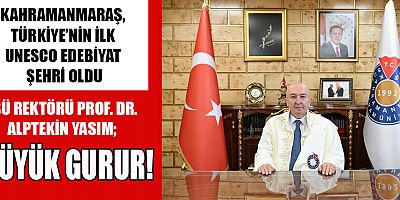 KSÜ REKTÖRÜ YASIM, EDEBİYATIN GÜCÜYLE ŞEHRİMİZİ GELECEĞE TAŞIMAYA DEVAM EDECEĞİZ!