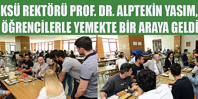 Kahramanmaraş Sütçü İmam Üniversitesi (KSÜ) Rektörü Prof. Dr. Alptekin Yasım