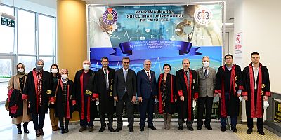 KSÜ TIP FAKÜLTESİ  ÖĞRENCİLERİ BEYAZ ÖNLÜK GİYDİ