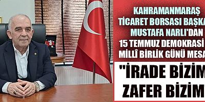 KTB BAŞKANI MUSTAFA NARLI: 