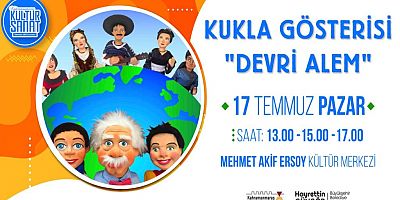 KUKLA GÖSTERİSİ MİNİK İZLEYİCİLERİNİ BEKLİYOR