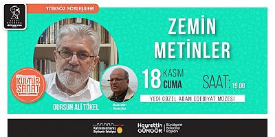 KÜLTÜR SANAT SEZONU’NDA GRİ KOÇ VE TÖKEL SÖYLEŞİSİ