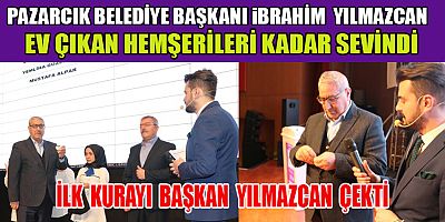 KURA’YI BIRAKMAYARAK HEMŞERİLERİNİN SEVİNCİNE ORTAK OLDU