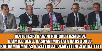 KÜRŞAD TÜZMEN: “DOĞRU İNŞAAT, DÜZGÜN MÜTEAHHİTLERLE YAPILIR”