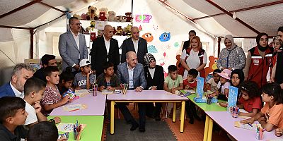 KURTULMUŞ VE GÜNGÖR’DEN KONTEYNER KENT’TE BAYRAM ZİYARETİ