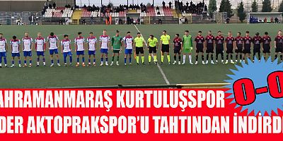 KURTULUŞSPOR’DAN LİDERE ÇELME: 0-0