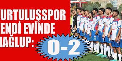 KURTULUŞSPOR,  VİRANŞEHİRSPOR'E MAĞLUP: 0-2
