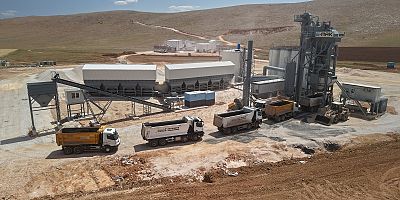 KUZEY İLÇELERİ ASFALT ÜRETİM TESİSİYLE 6 İLÇENİN YOL YATIRIMLARINA GÜÇ KATILIYOR