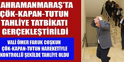 2022 Afet Tatbikat Yılı kapsamında İçişleri Bakanlığı