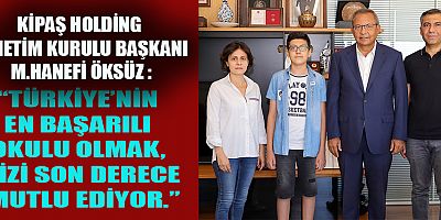 LGS TÜRKİYE BİRİNCİSİ KİPAŞ EĞİTİM KURUMLARINDAN