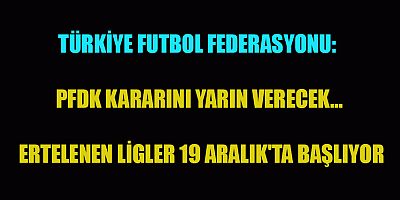 LİGLER YENİDEN BAŞLIYOR