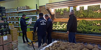 MARKETLERE DENETİM, ÇOK SAYIDA ÜRÜNE EL KONULDU