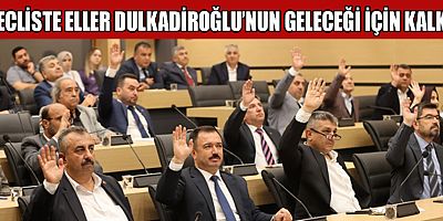MECLİSTE ELLER DULKADİROĞLU’NUN GELECEĞİ İÇİN KALKTI
