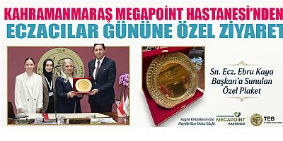 MEGAPOİNT HASTANESİ MÜDÜRÜ AHMET MARAŞLIGİL’DEN BAŞKAN EBRU KAYA’YA DAYANIŞMA ZİYARETİ