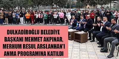 MEHMET AKPINAR, RESUL ARSLANHAN’IN EĞİTİME KATKILARINI YAD ETTİ