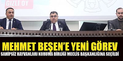 MEHMET BEŞEN'DEN İLK AÇIKLAMA: “HAYVAN DOSTU BİR ŞEHİR İNŞA EDECEĞİZ”
