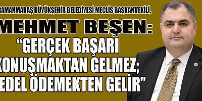 MEHMET BEŞEN: “ELEŞTİRMEK KOLAY, ÜRETMEK ZOR”