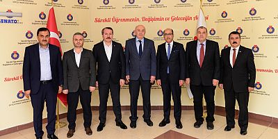 MEMUR-SEN GENEL BAŞKANI ALİ YALÇIN’DAN REKTÖR YASIM’A ZİYARET