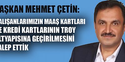 MEMUR-SEN KAHRAMANMARAŞ'TA TROY KART’A BAŞVURU YAPTI
