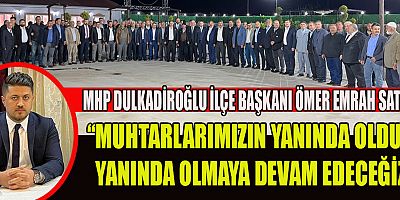 MHP DULKADİROĞLU İFTARINA YOĞUN İLGİ