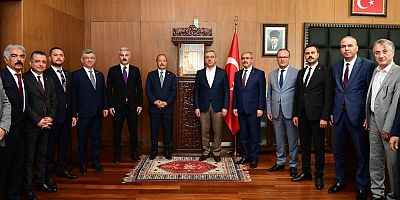 MHP HEYETİ BAŞKAN  GÜNGÖR’Ü ZİYARET ETTİ
