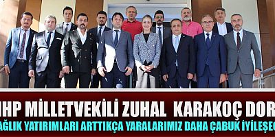 MHP HEYETİNDEN SAĞLIK MÜDÜRÜ ŞİRİKÇİ’YE “HAYIRLI OLSUN” ZİYARETİ