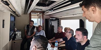 MHP İL BAŞKANI MANSUR METEHAN YANGIN BÖLGESİNDE 