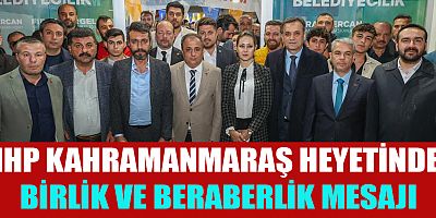 MHP KAHRAMANMARAŞ HEYETİNDEN, BELEDİYE  BAŞKAN ADAYLARINA ZİYARET