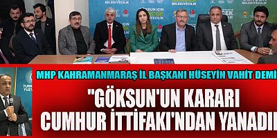 MHP KURMAYLARI GÖKSUN’DA