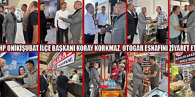 MHP’Lİ KORAY KORKMAZ OTOGAR ESNAFIYLA BİR ARAYA GELDİ